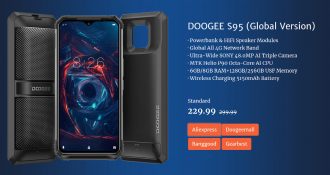 DOOGEE S95 – „światowa premiera”, czyli promocja na AliExpress